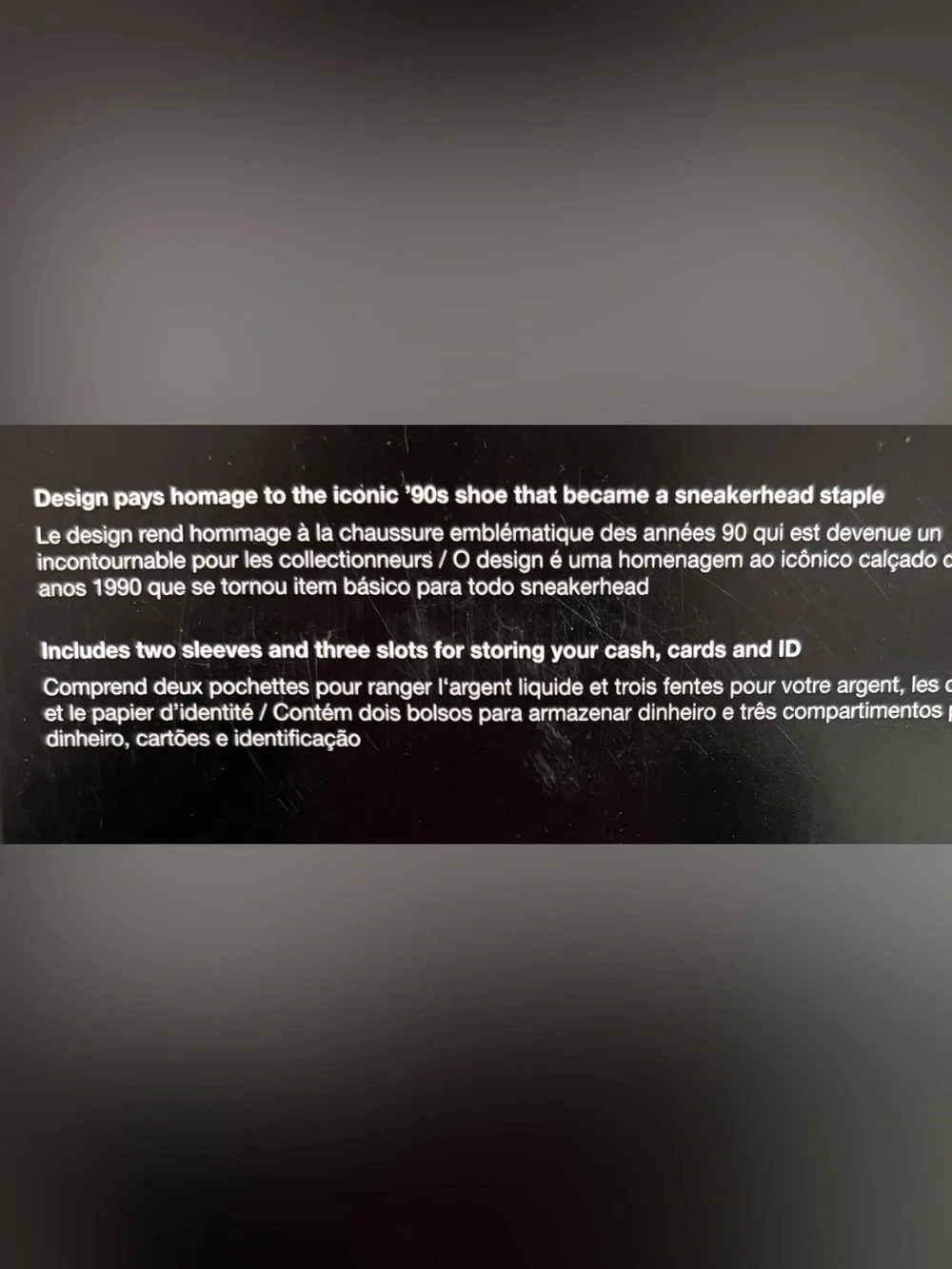 Nike unisex card